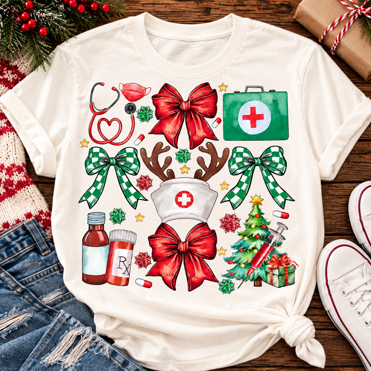 Holiday Nurse T-shirt