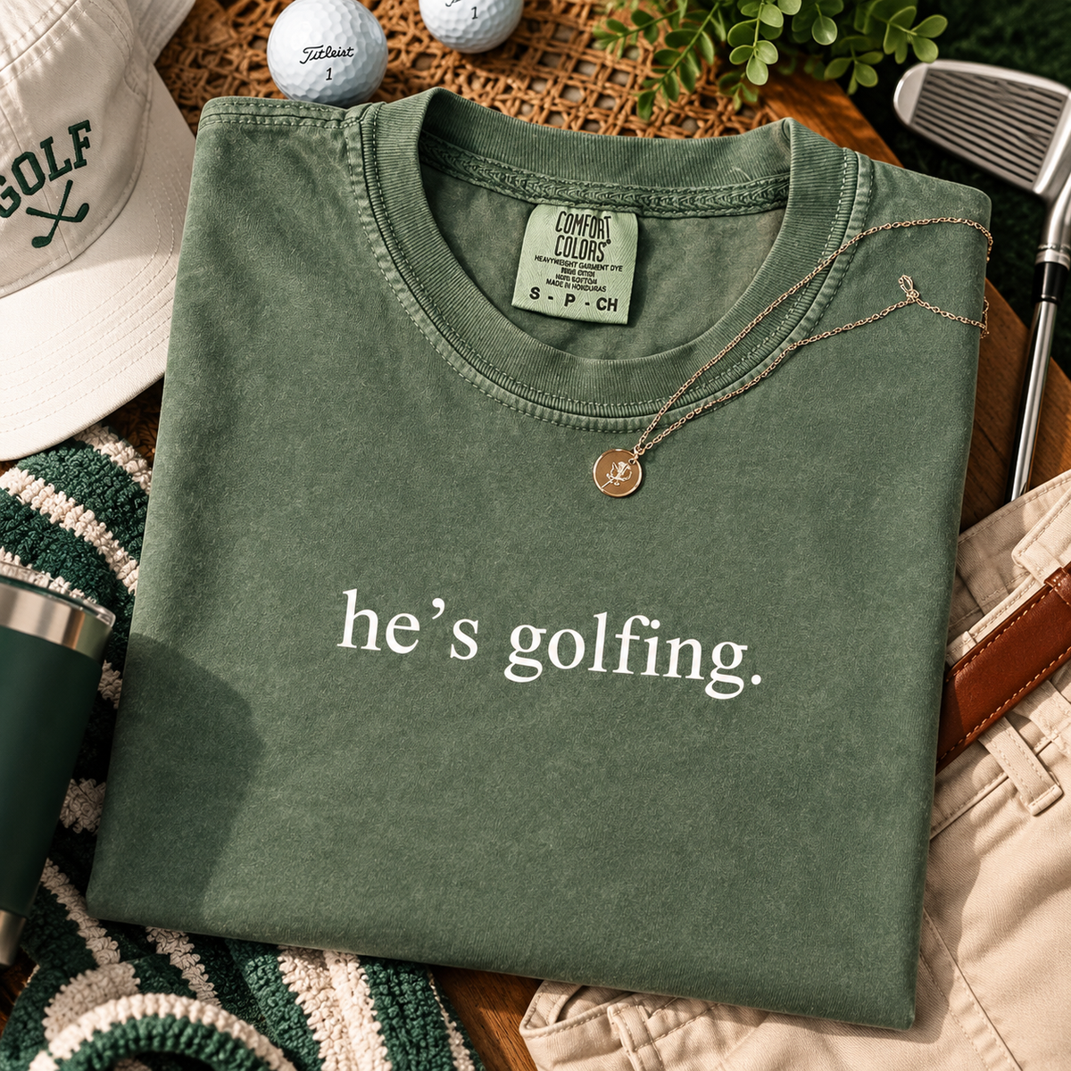 He's Golfing T-shirt